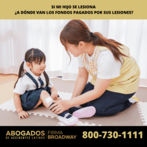 Si mi hijo se lesiona  ¿a dónde van los fondos pagados por sus lesiones