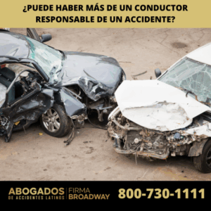 ¿Puede haber más de un conductor responsable de un accidente