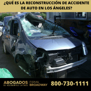 ¿Qué es la reconstrucción de Accidente de auto en Los Ángeles?
