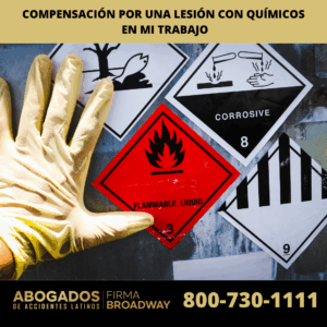 Compensación por una Lesión con Químicos en Mi Trabajo