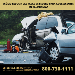 ¿Cómo reducir las tasas de seguro para adolescentes en California?