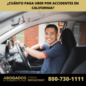 ¿Cuánto paga Uber por accidentes en California?