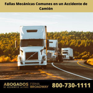 Fallas Mecánicas Comunes en un Accidente de Camión