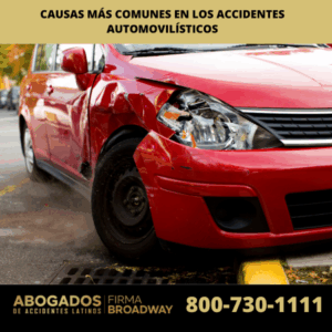 Causas más comunes en los accidentes automovilísticos