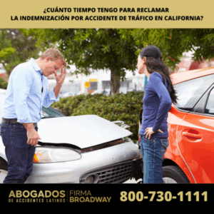 ¿Cuánto Tiempo Tengo Para Reclamar la Indemnización Por Accidente de Tráfico en California?