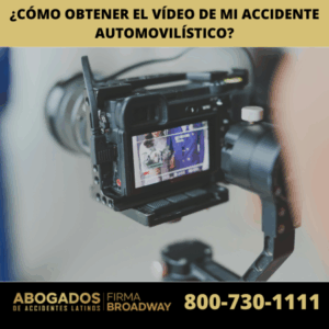 ¿Cómo obtener el vídeo de mi accidente automovilístico?