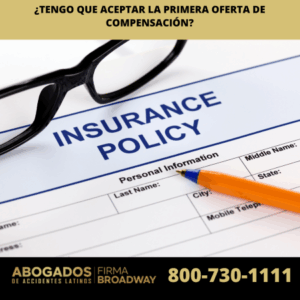 ¿Tengo que aceptar la primera oferta de compensación?