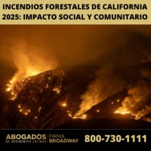 Incendios forestales california abogados